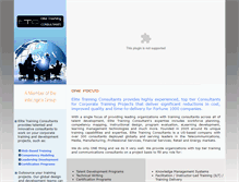 Tablet Screenshot of elitetrainingconsultants.com